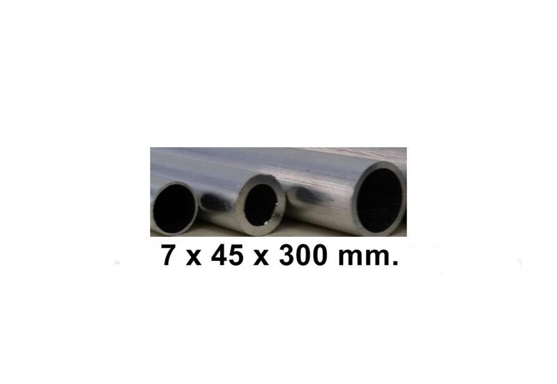 K&S 9807 Round Alumınum Tubes-8Mm Odx.45Mm Wallx300Mm-