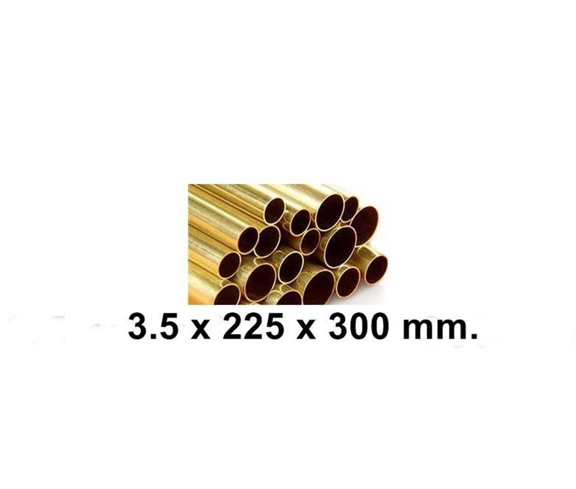 K&S 9835 Thın Wall Brass Tubes-3.5Mm Odx.225Mm Wallx30