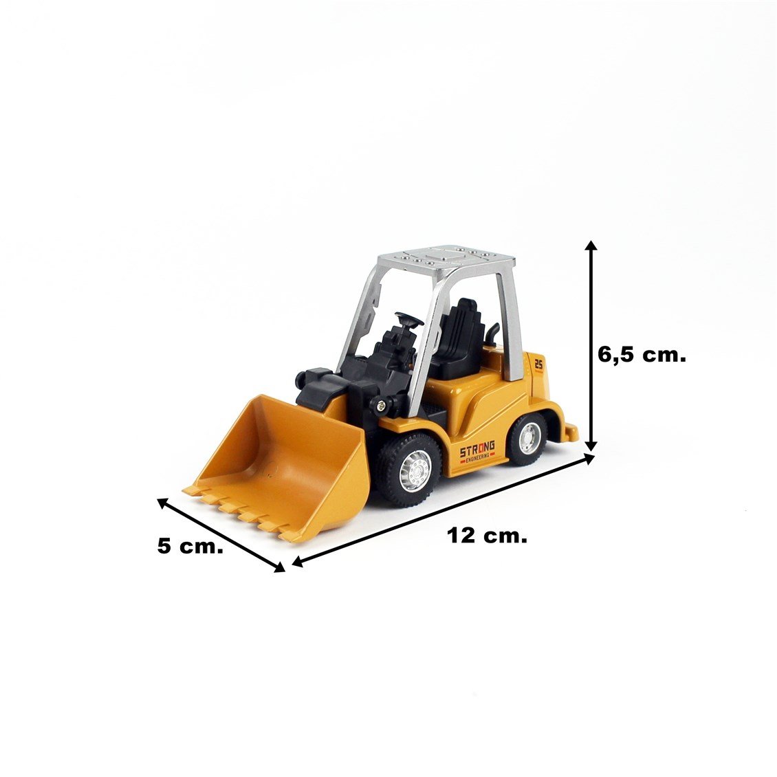 M653 1/64 Ölçek, Loder, Bluetooth Uzaktan Kumandalı Metal İş Makinası