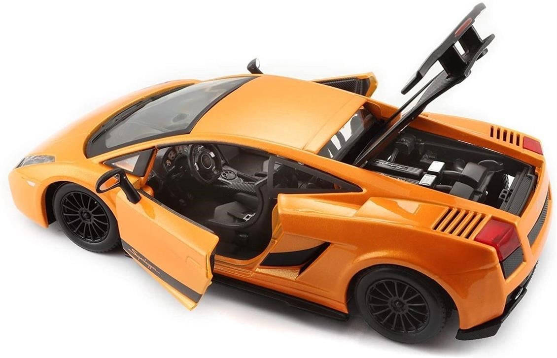 Maisto 31149 1/18 Ölçek, 2008 Lamborghini Gallardo Superleggera (Special Edition), Orange, Sergilemeye Hazır Metal Araba Modeli