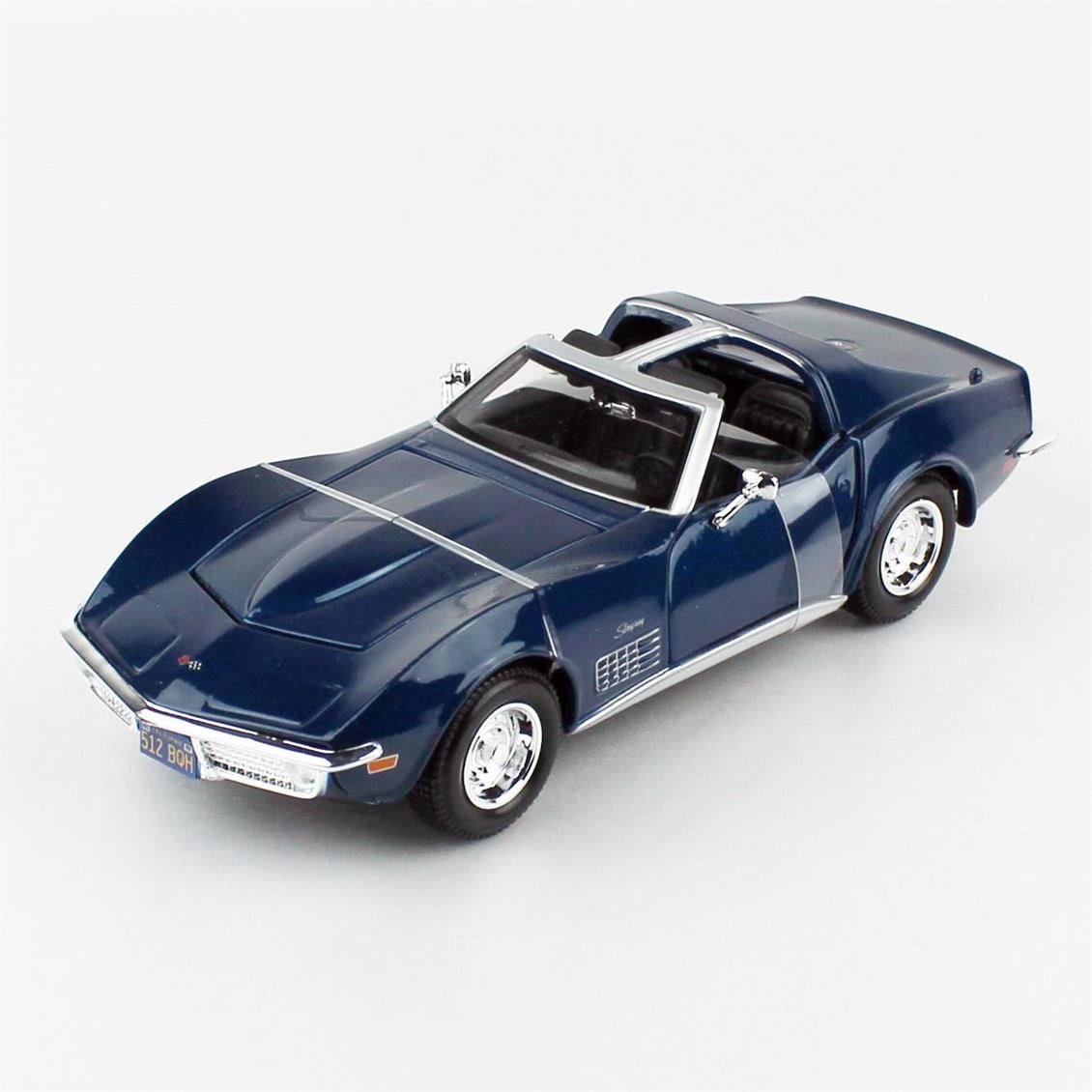 Maisto 31202 1/24 Ölçek, 1970 Chevrolet Corvette, Bakır, Sergilemeye Hazır Metal Araba Modeli