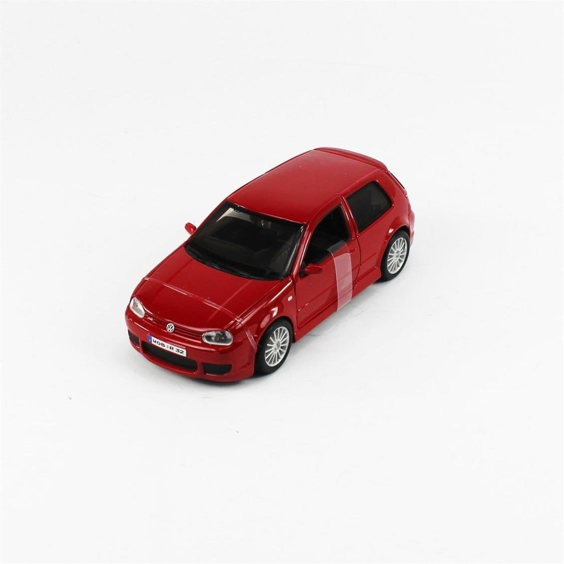 Maisto 31290 1/24 Ölçek, Volkswagen Golf R32, Kırmızı, Sergilemeye Hazır Metal Araba Modeli