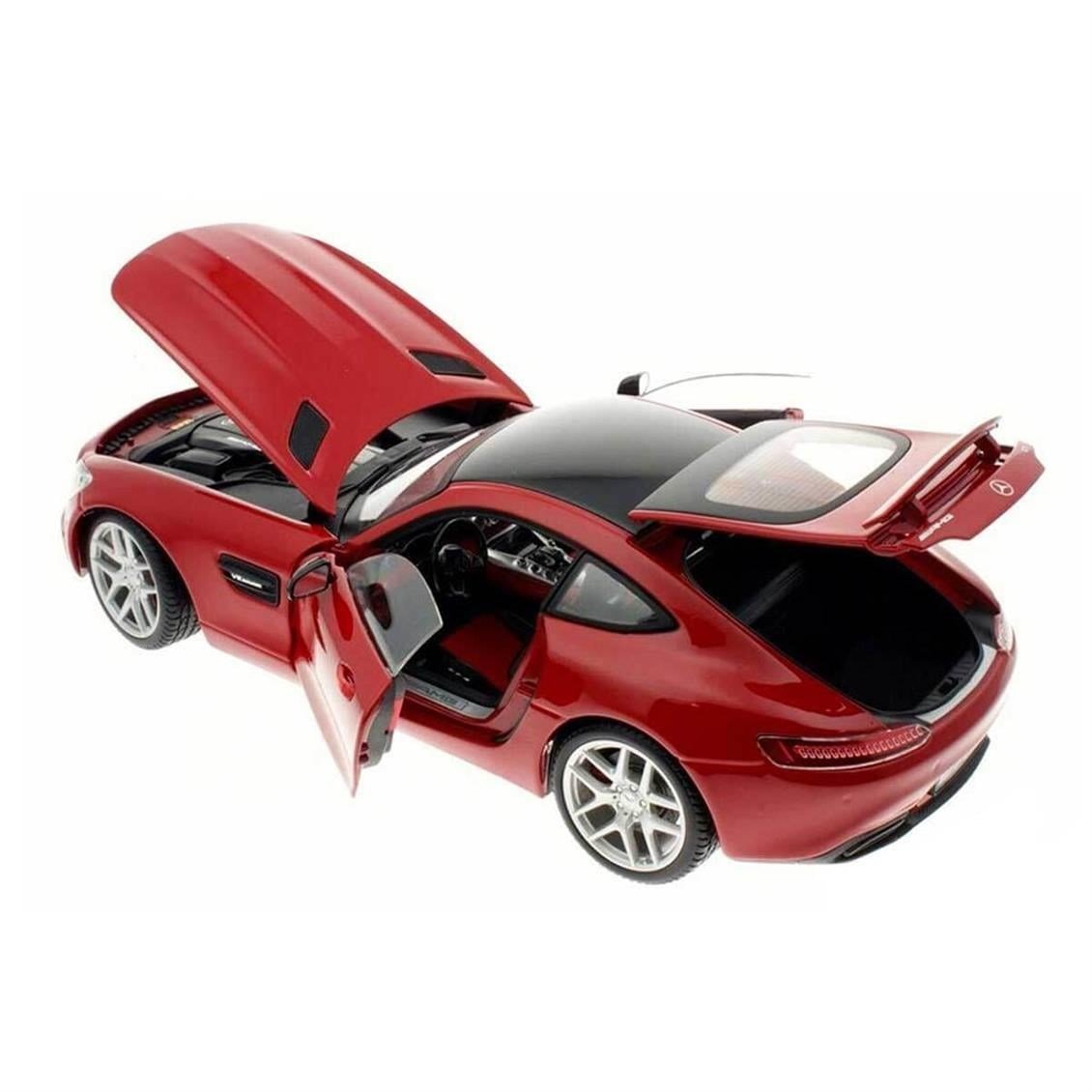 Maisto 38131 1/18 Ölçek, Mercedes Benz AMG GT, Kırmızı, Sergilemeye Hazır Metal Araba Modeli