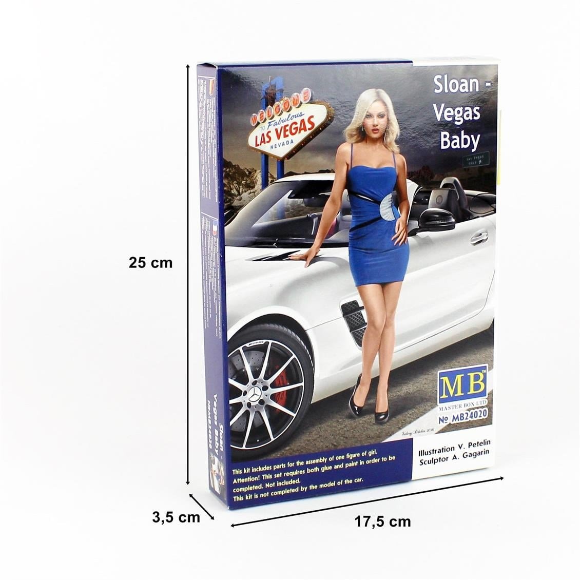 MasterBox 24020 1/24 Ölçek, Tehlikeli İşler Serisi, Sloan, Plastik Figür Kiti