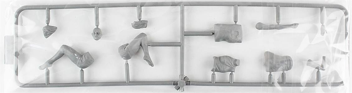 MasterBox 24046 1/24 Ölçek, Kamyon Sürücüsü Serisi, Kitty James, Plastik Figür Kiti