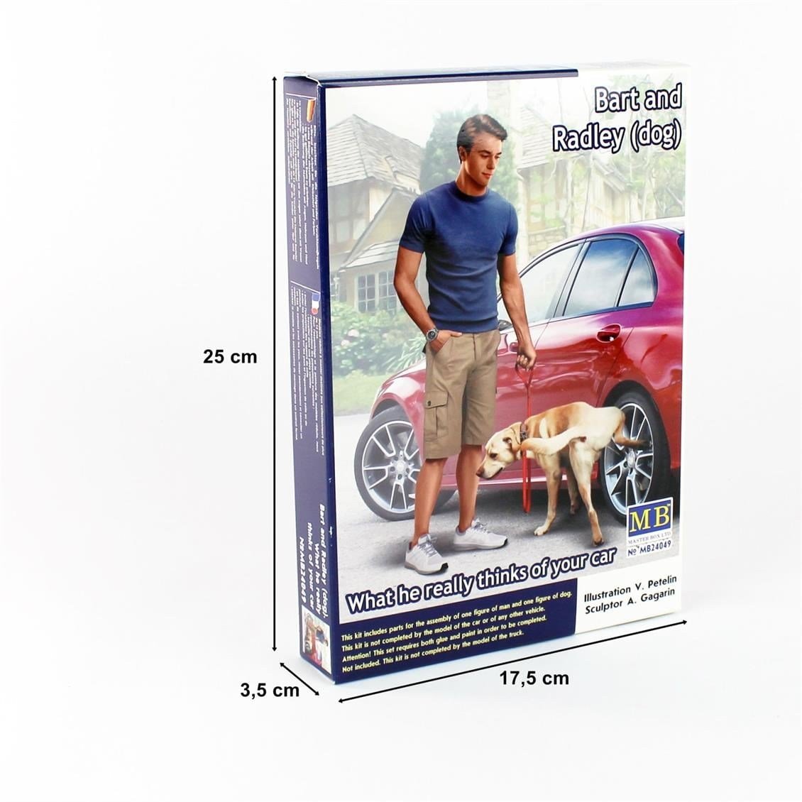 MasterBox 24049 1/24 Ölçek, Tehlikeli İşler Serisi, Bart and Radley, Plastik Figür Kiti