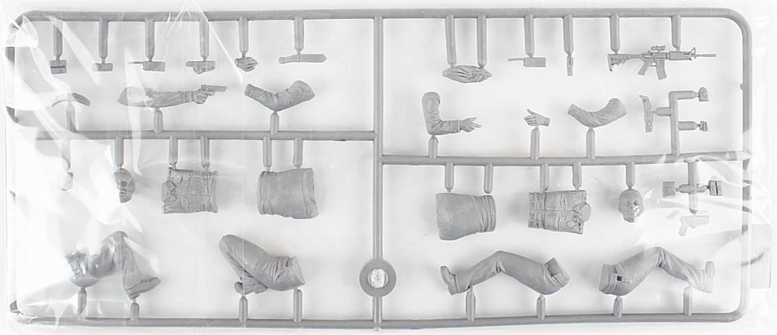 MasterBox 24064 1/24 Ölçek, Soygun Serisi, Çavuş Jack ve Devriye Sally, Plastik Figür Kiti