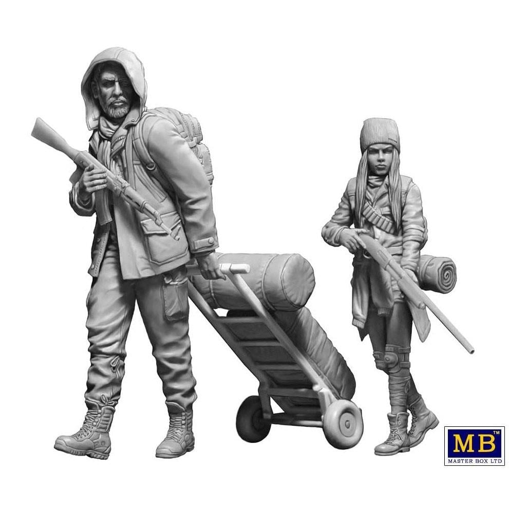 Masterbox 24078 1/35 Ölçek, Kıyamet Sonrası, Son Köprü, Plastik Figür Kiti
