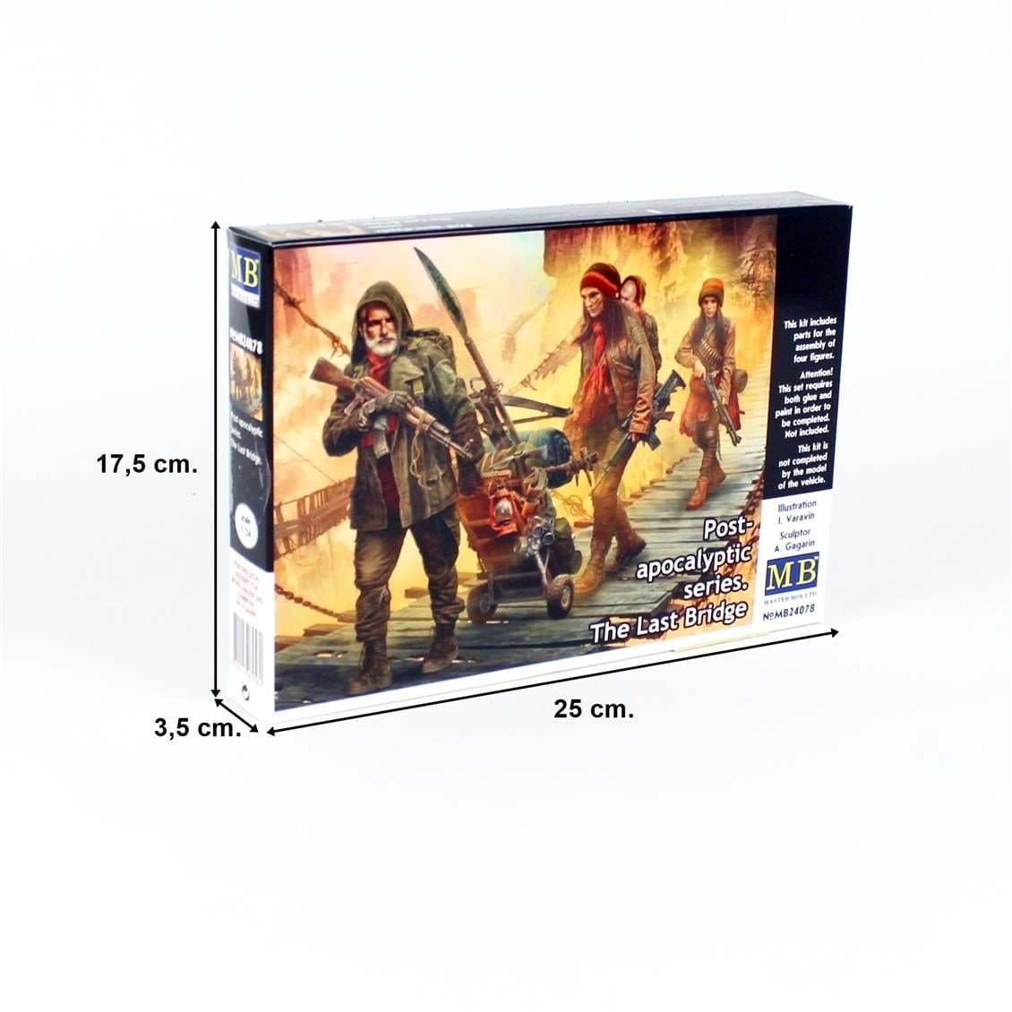 Masterbox 24078 1/35 Ölçek, Kıyamet Sonrası, Son Köprü, Plastik Figür Kiti