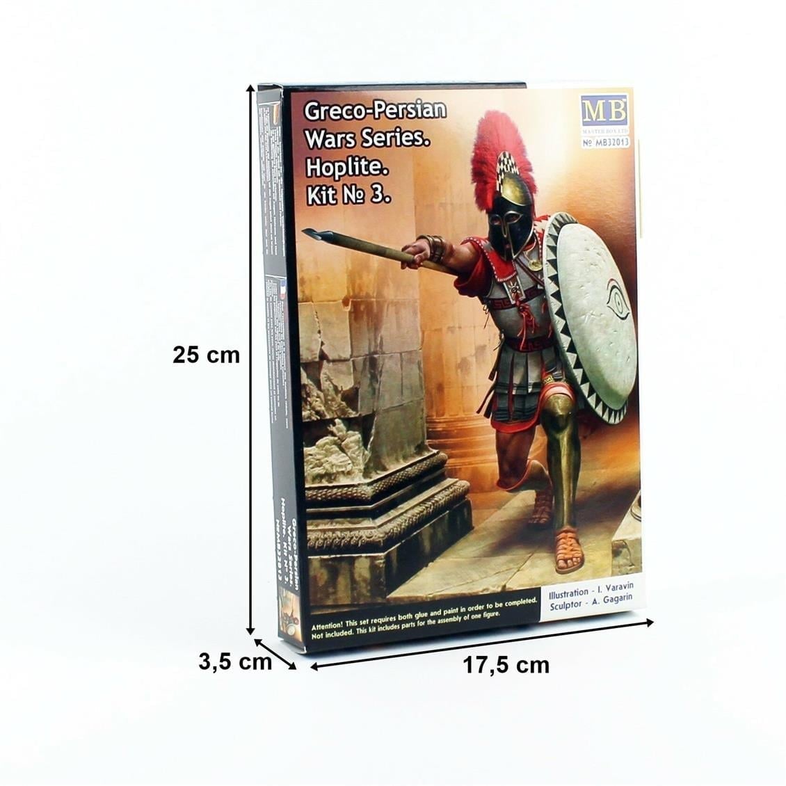 Masterbox 32013 1/32 Ölçek, Greko-Pers Savaşları Serisi, Kit.3 Hoplit, Plastik Figür Kiti
