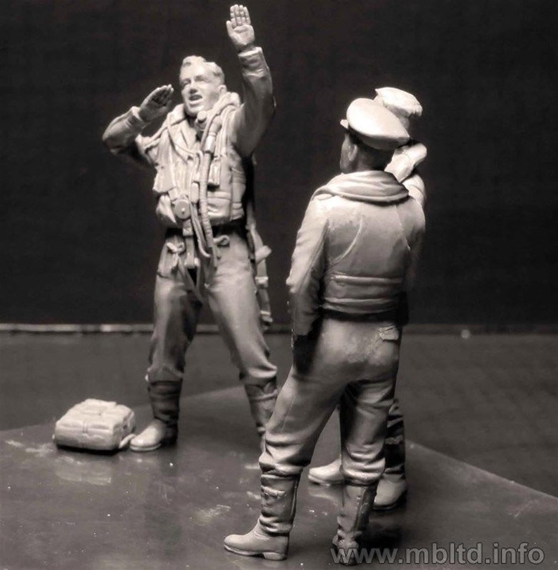 MasterBox 3206 1/32 Ölçek, WW II Serisi, RAF Pilotları, Plastik Figür Kiti