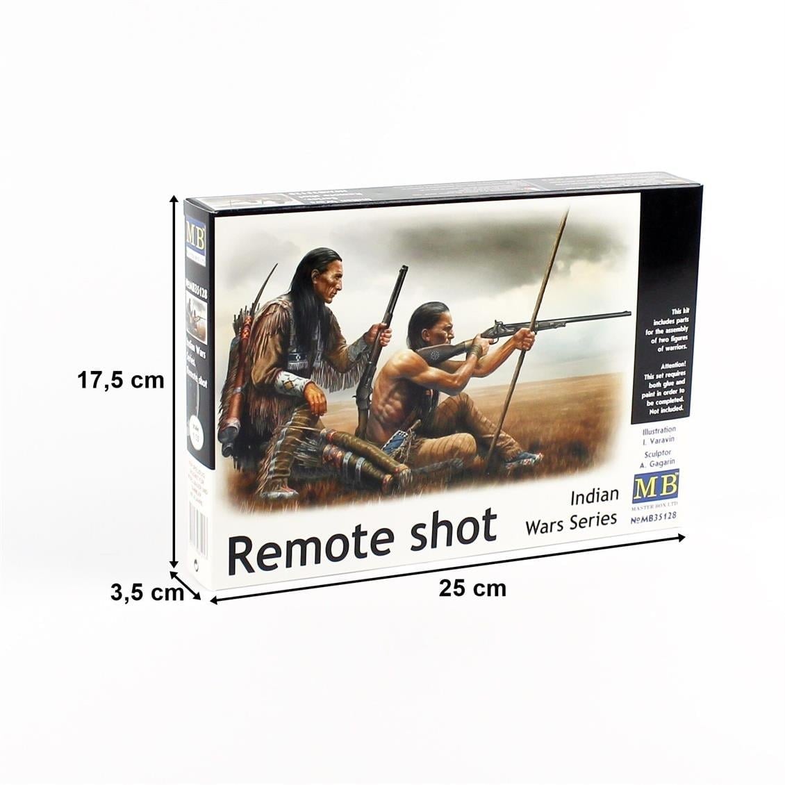 MasterBox 35128 1/35 Ölçek, Hint Savaşı Serisi, Uzaktan Atış, Plastik Figür Kiti