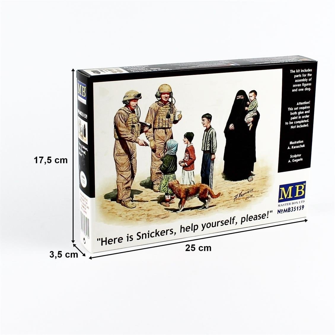 MasterBox 35159 1/35 Ölçek, Güncel Savaşlar Serisi, Ortadoğulu Çocuklar, Plastik Figür Kiti