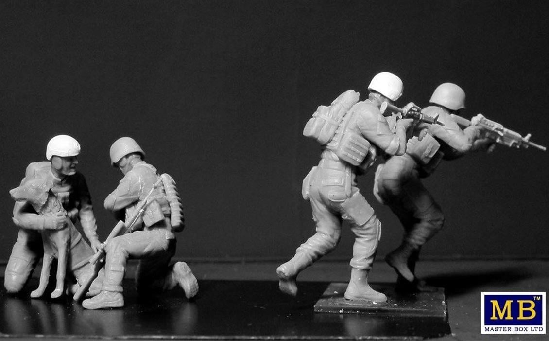 MasterBox 35181 1/35 Ölçek, Güncel Savaşlar Serisi, Amerikan Askerleri, Plastik Figür Kiti