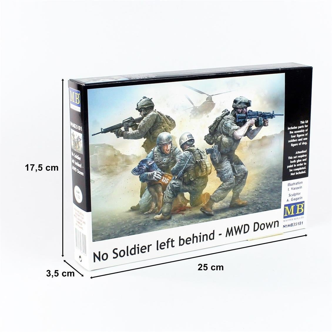 MasterBox 35181 1/35 Ölçek, Güncel Savaşlar Serisi, Amerikan Askerleri, Plastik Figür Kiti