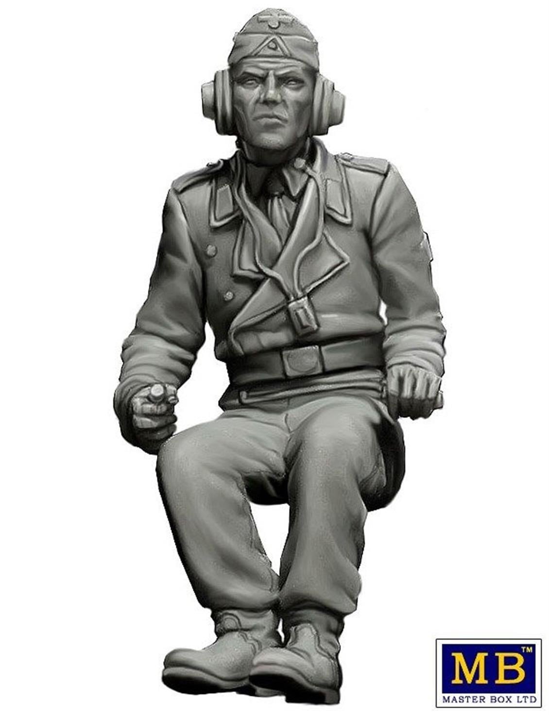MasterBox 35201 1/35 Ölçek, WW II Serisi, 1944-1945 Alman Tankçılar, Plastik Figür Kiti
