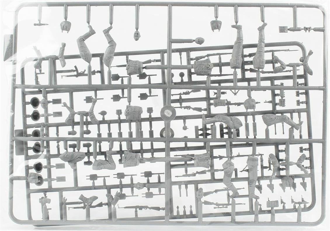 Masterbox 35220 1/35 Ölçek, Alman Makinalı Tüfek Timi, Sonbahar Kış 1944, Plastik Figür Kiti