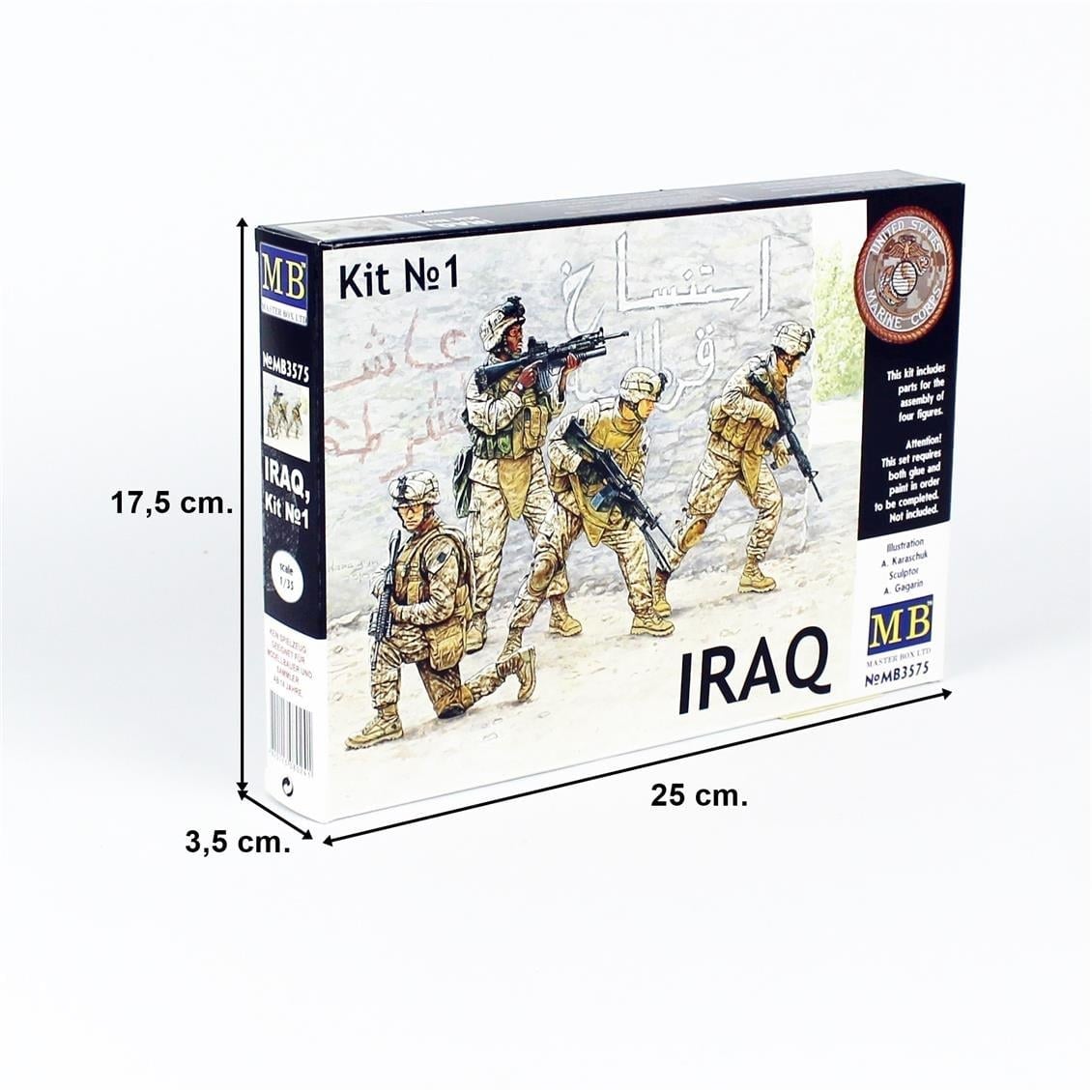Masterbox 3575 1/35 Ölçek, Amerikan Birlikleri Irakta, Plastik Figür Kiti