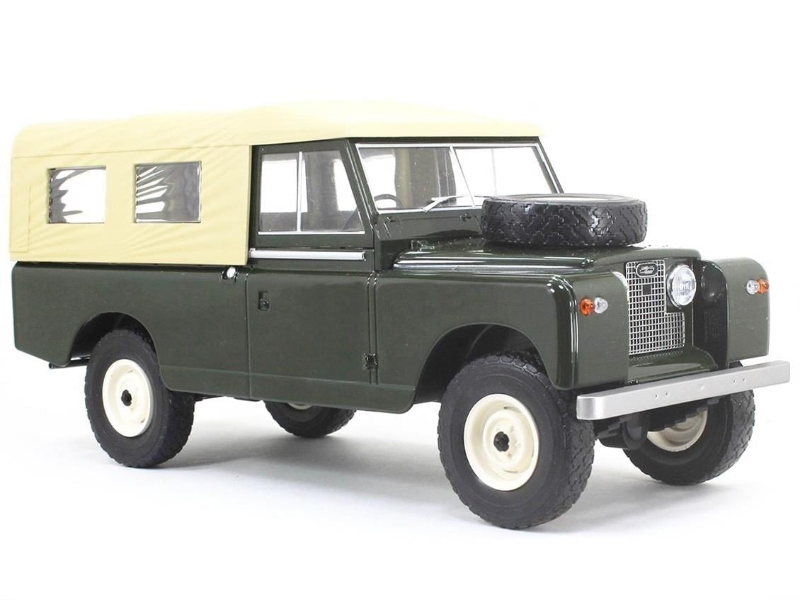 MCG 18118 1/18 Ölçek, 1959 Land Rover 109 Pick-up ,Seri II,Sağdan Direksiyonlu (Sealed Body), Koyu Yeşil, Sergilemeye Hazır Met