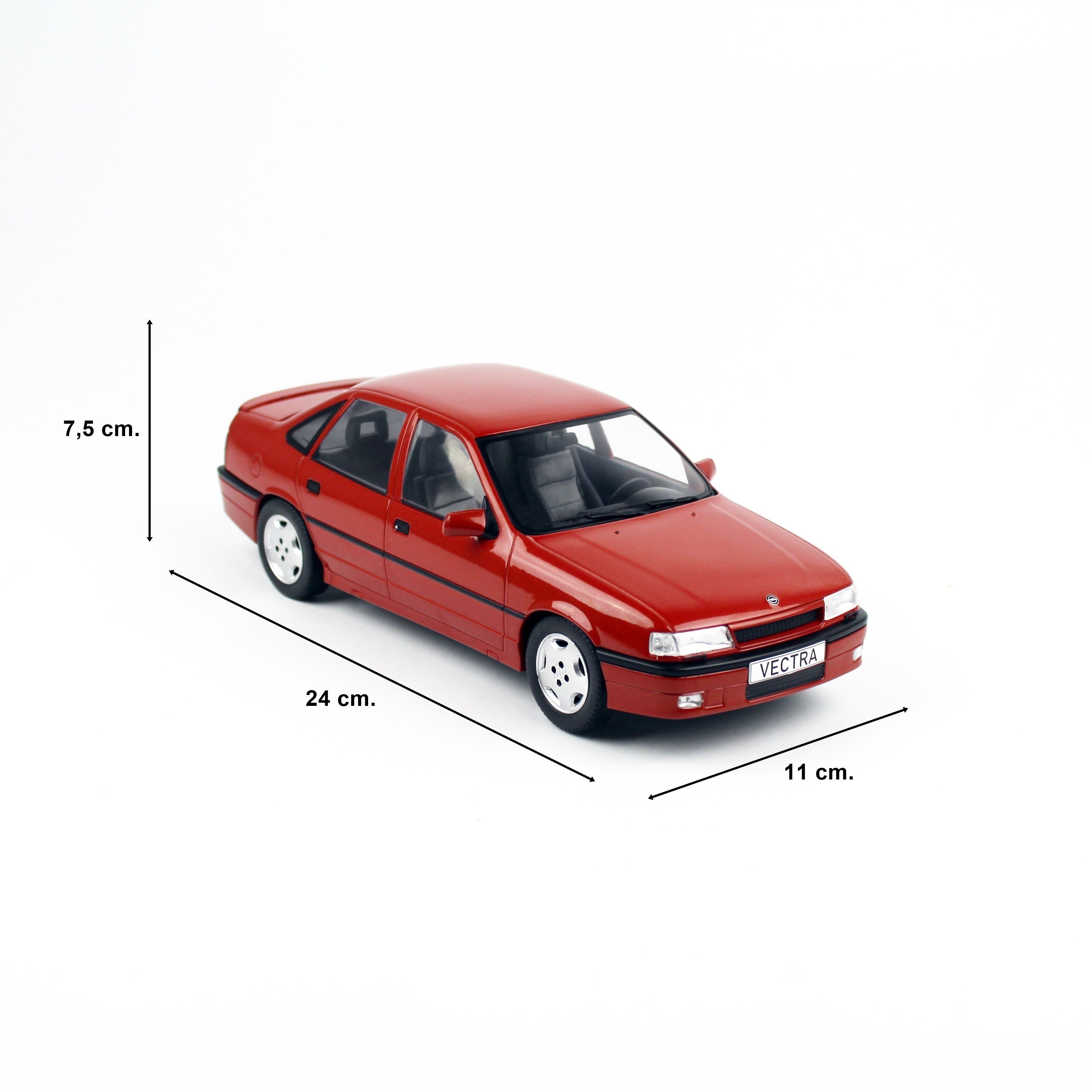 Mcg 18461 1/18 Ölçek Opel Vectra A 2000-1990, Kırmızı, Sergilemeye Hazır Metal Araba Modeli