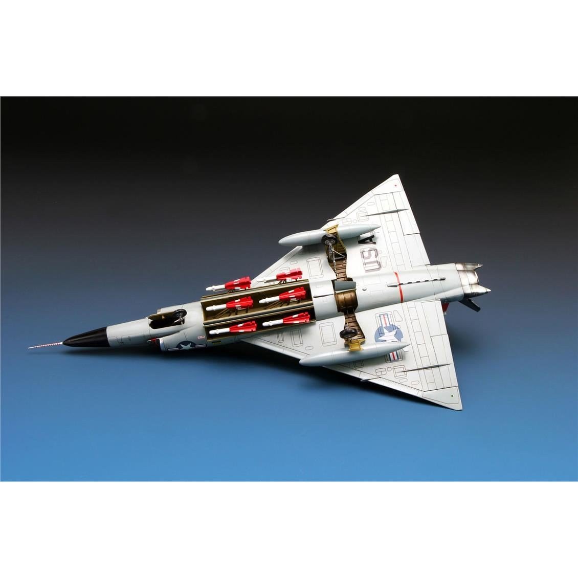Meng DS-003 1/72 Ölçek, F-102A (Case X) Savaş Uçağı, Plastik Model Kiti