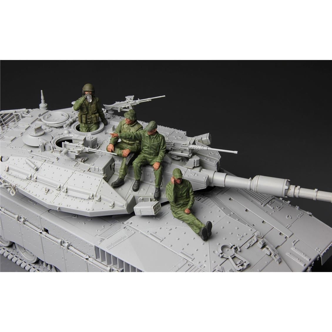 Meng HS-002 1/35 Ölçek, IDF Tank Mürettebatı, 4 Adet, Plastik Figür Model Kiti