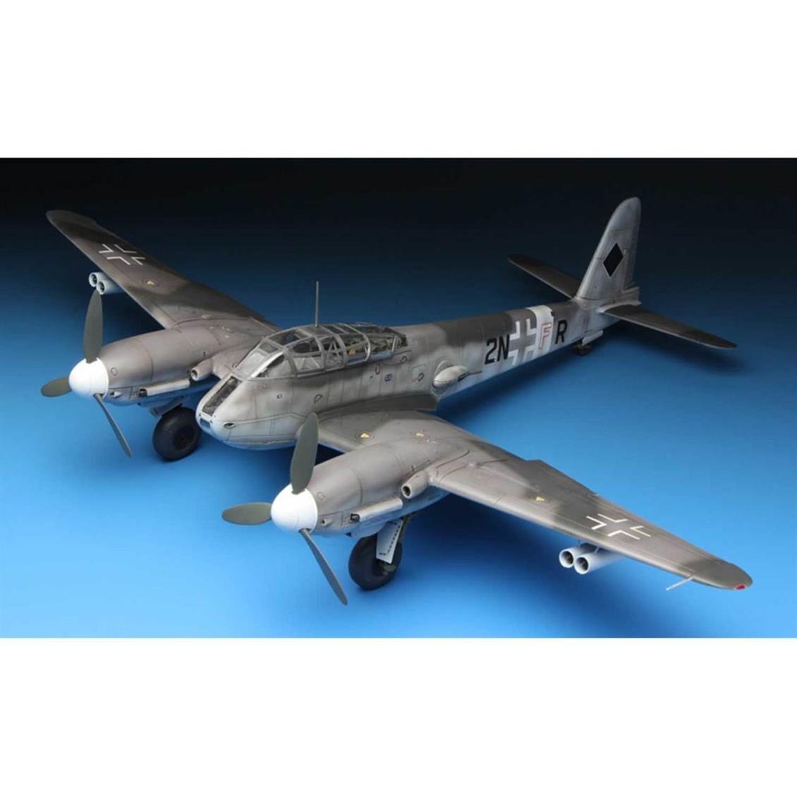 Meng LS-003 1/48 Ölçek, Messerschmitt Me 410A-1 Bombardıman Uçağı, Plastik Model Kiti