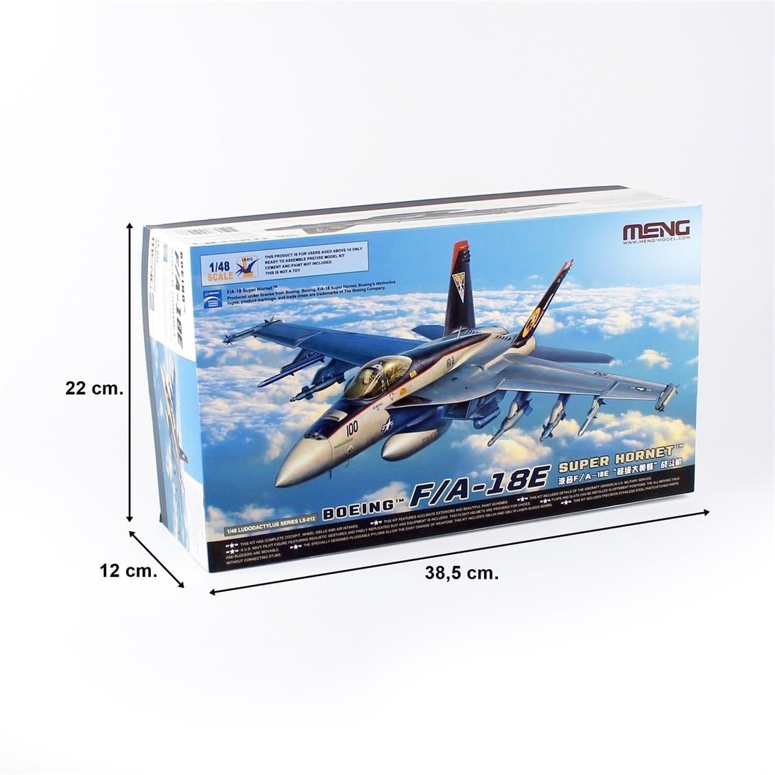 Meng LS-012 1/48 Ölçek, Boeing F/A-18E Super Hornet Savaş Uçağı, Plastik Model Kiti