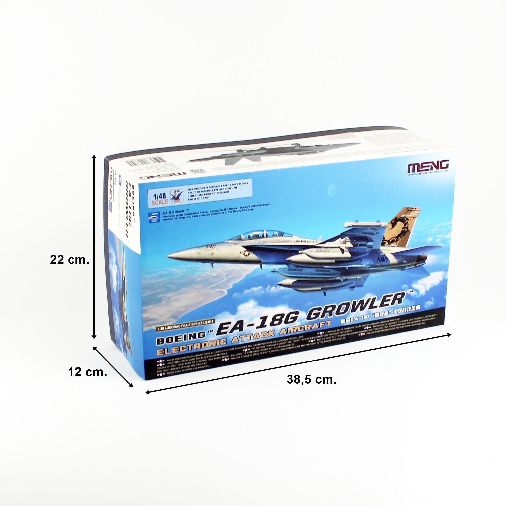 Meng LS-014 1/48 Ölçek, Boeing EA-18G Growler Savaş Uçağı, Plastik Model Kiti