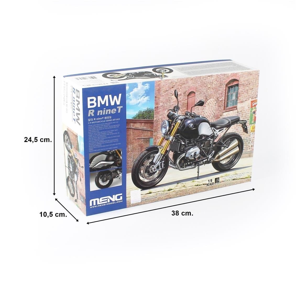 Meng MT-003 1/9 Ölçek, BMW R nineT Motorsiklet, Plastik Model Kiti