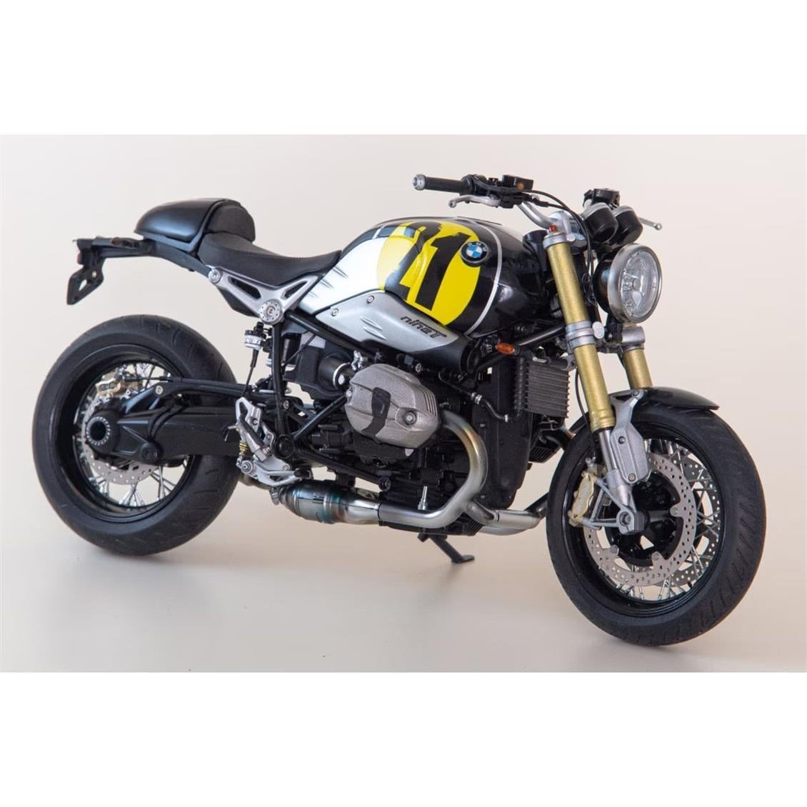 Meng MT-003 1/9 Ölçek, BMW R nineT Motorsiklet, Plastik Model Kiti