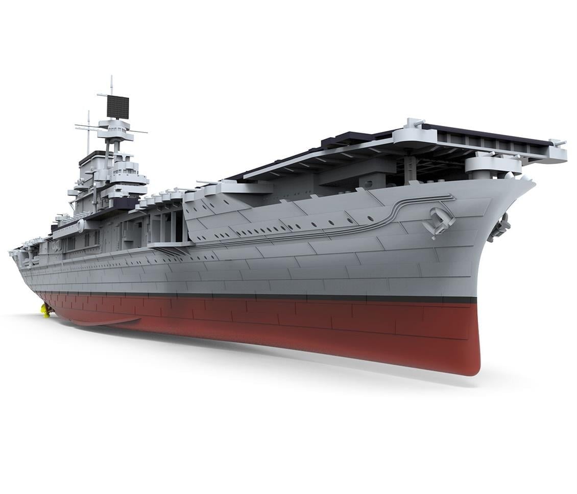 Meng PS-005 1/700 Ölçek, Amerikan U.S.S. Enterprise (CV-6) Uçak Gemisi, Plastik Model Kiti