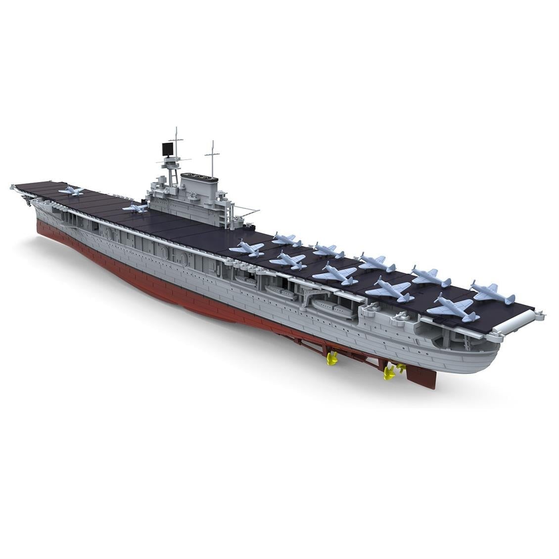 Meng PS-005 1/700 Ölçek, Amerikan U.S.S. Enterprise (CV-6) Uçak Gemisi, Plastik Model Kiti