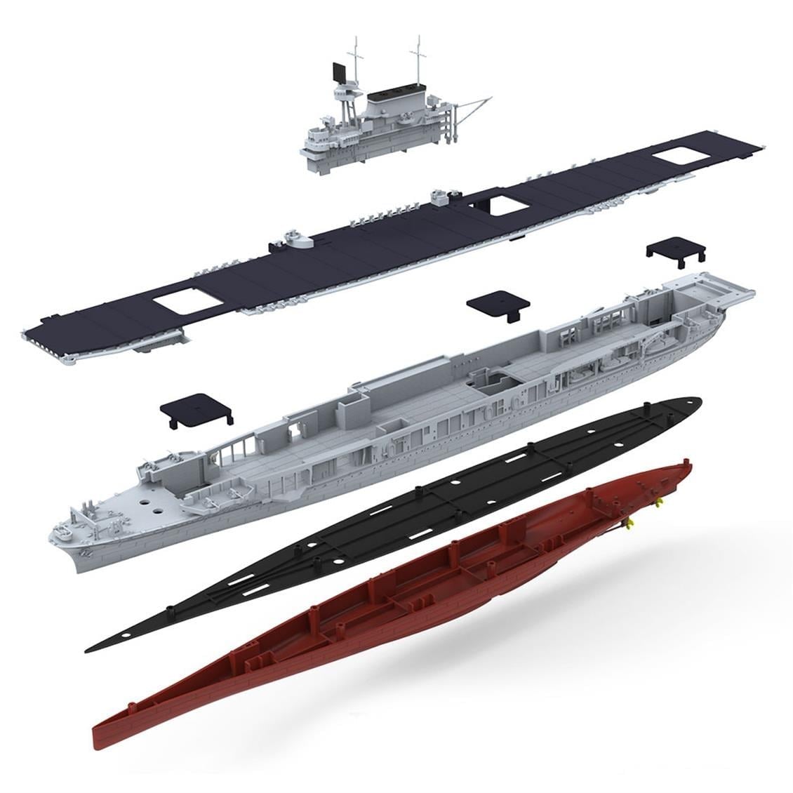 Meng PS-005 1/700 Ölçek, Amerikan U.S.S. Enterprise (CV-6) Uçak Gemisi, Plastik Model Kiti