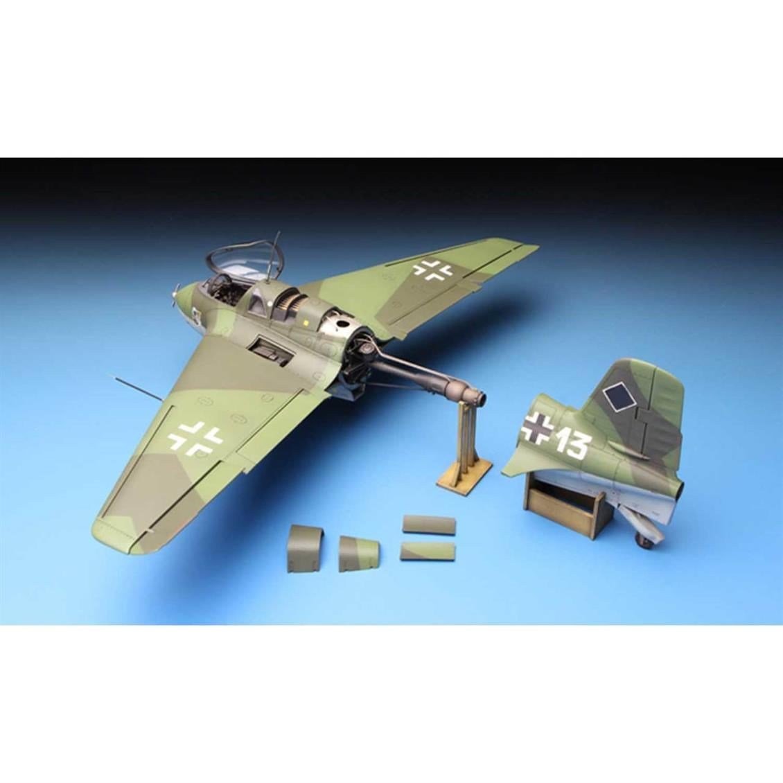 Meng QS-001 1/32 Ölçek, Messerschmitt Me163B (Komet) Savaş Uçağı, Plastik Model Kiti