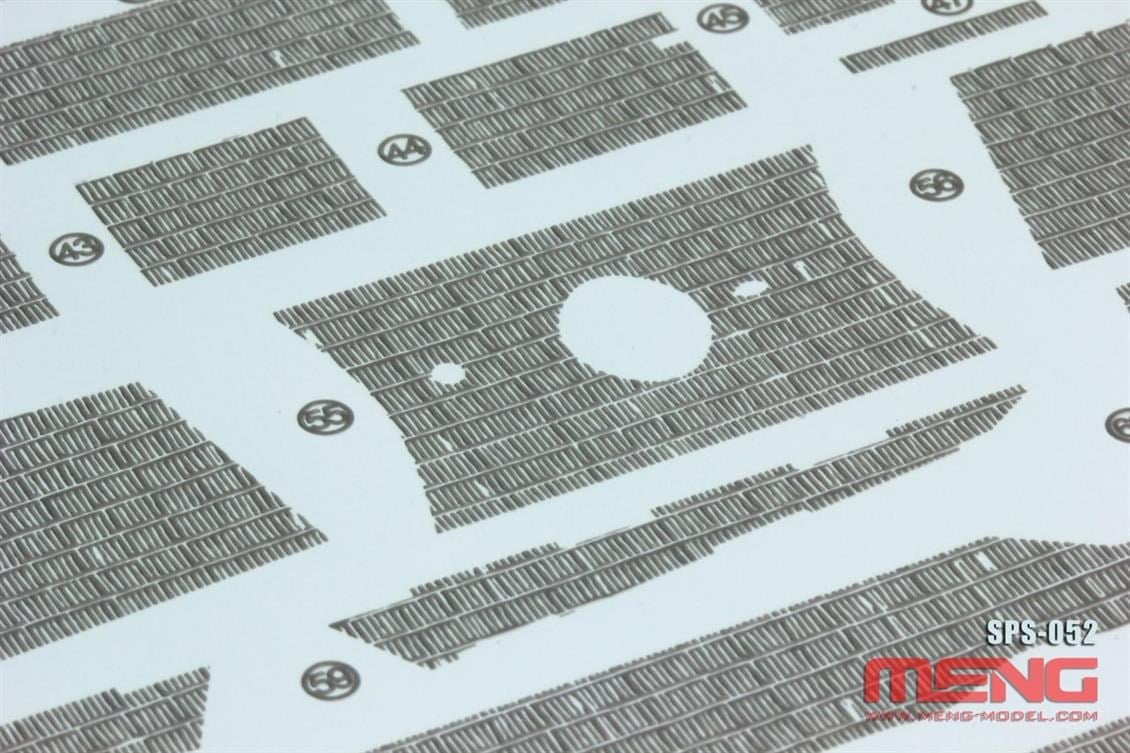 Meng SPS-052 1/35 Ölçek, Zimmerit Decal Seti, (C Tipi), Alman Medium Tank Sd.Kfz.171 Panther Ausf.A, Plastik Model Kiti