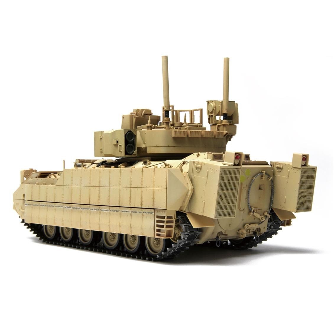 Meng SS-004 1/35 Ölçek, M2A3 Bradley, BUSK III Ekipmanlı Askeri Aracı, Plastik Model Kiti