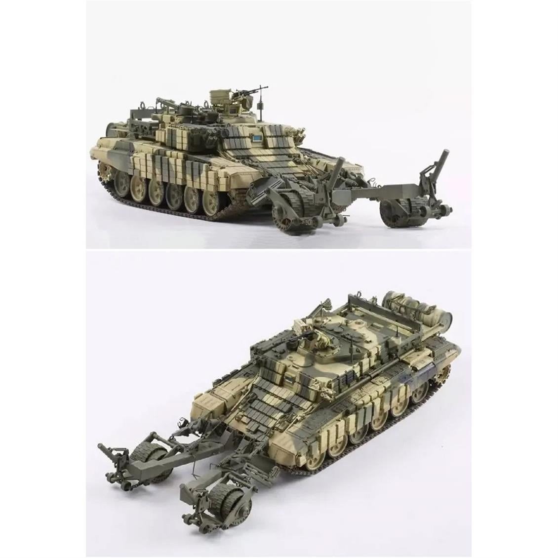 Meng SS-011 1/35 Ölçek, Rus BMR-3M (T90) Mayın Temizleme Aracı, Plastik Model Kiti