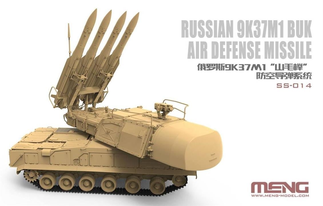Meng SS-014 1/35 Ölçek, Rus 9K37M1 BUK Hava Savunma Füze Sistemi, Plastik Model Kiti