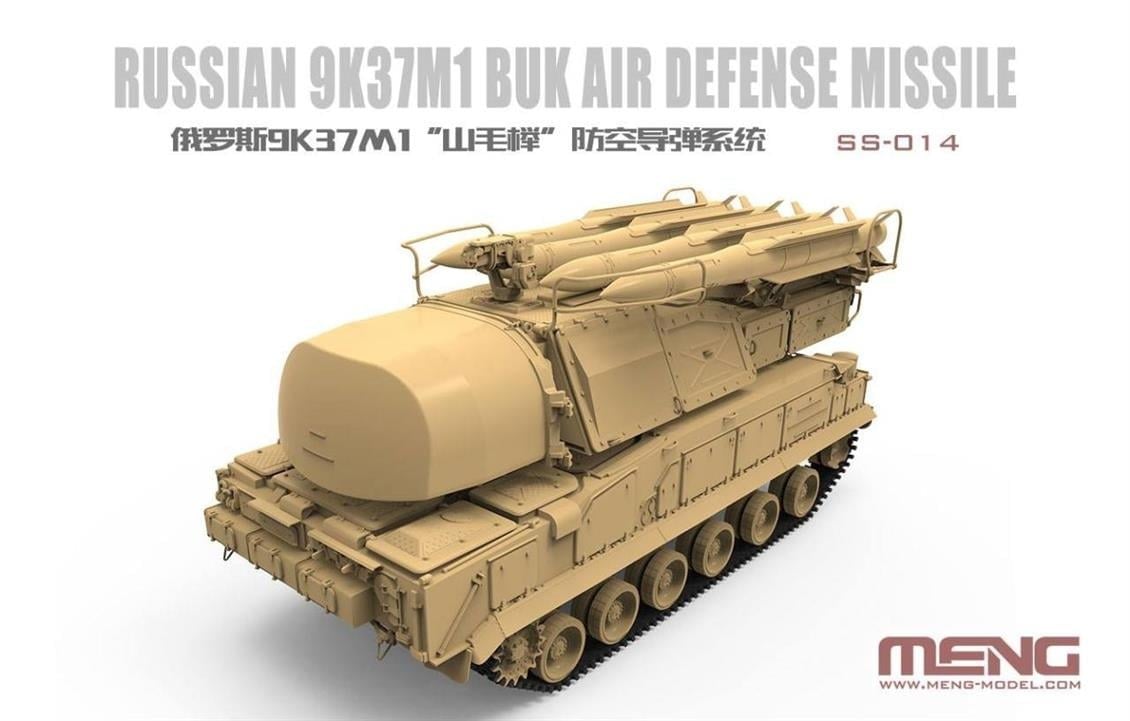 Meng SS-014 1/35 Ölçek, Rus 9K37M1 BUK Hava Savunma Füze Sistemi, Plastik Model Kiti