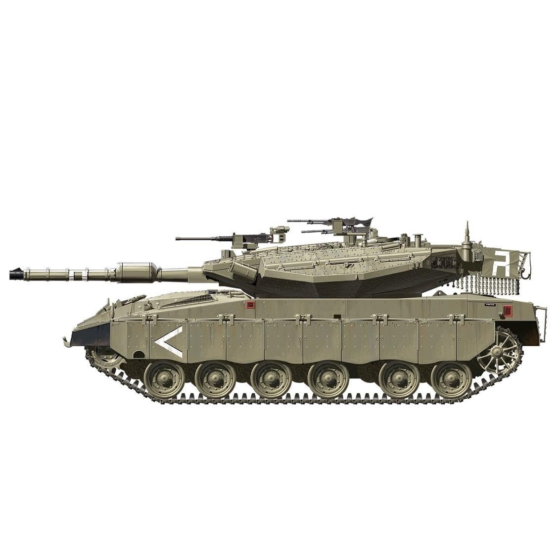 Meng TS-001 1/35 Ölçek, Merkava Mk.3D Erken Dönem Tankı, Plastik Model Kiti