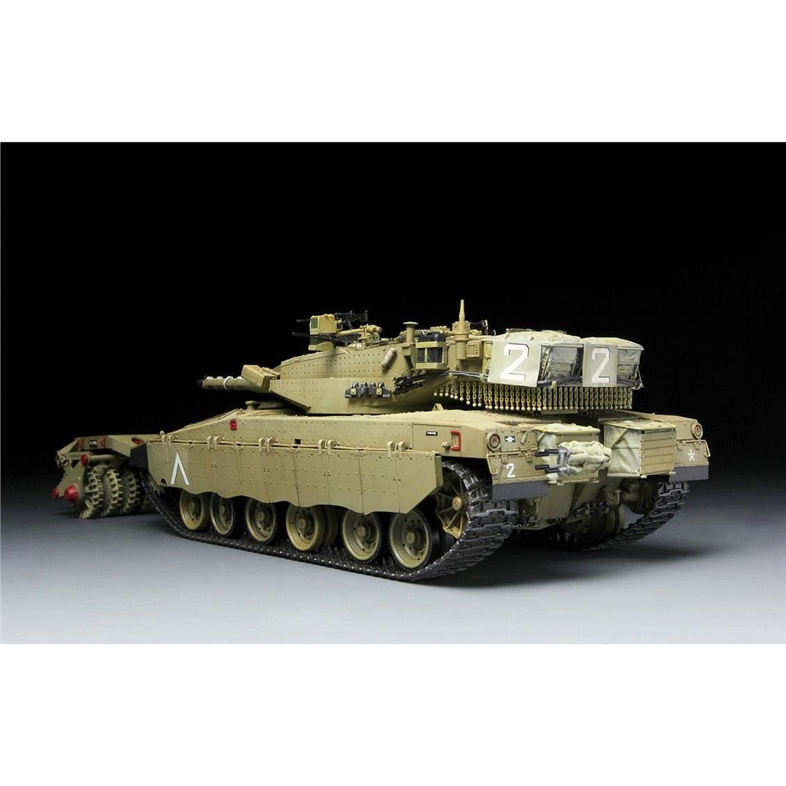 Meng TS-005 1/35 Ölçek, Israil Merkava Mk.3 BAZ, Nochri Dalet Mayın Temizleme Aparatlı, Ana Muharebe Tankı, Plastik Model Kiti