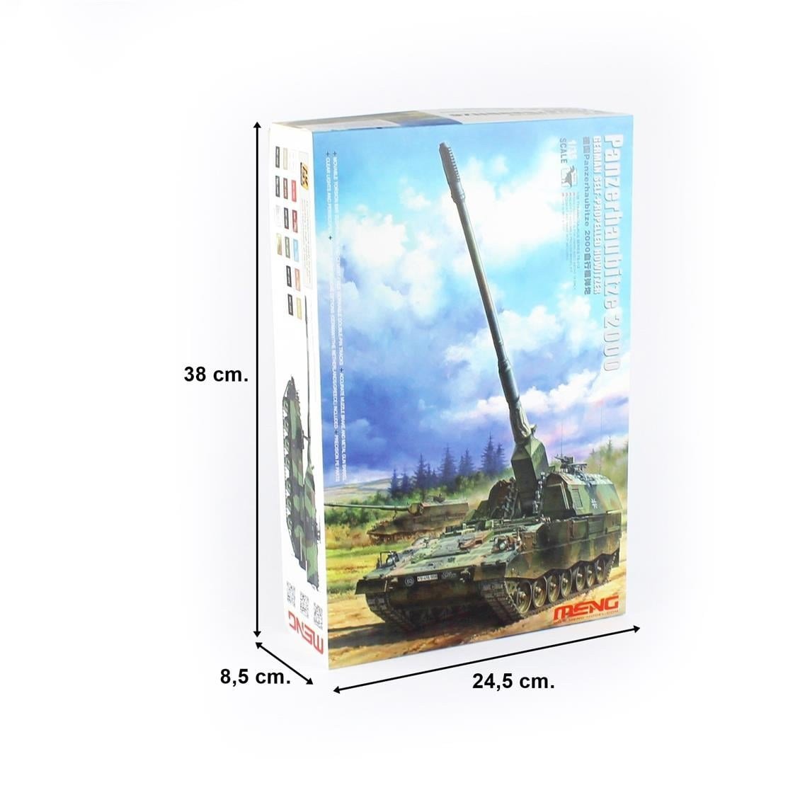 Meng TS-012 1/35 Ölçek, Alman Panzerhaubitze 2000 Kundağı Motorlu Obüs, Plastik Model Kiti