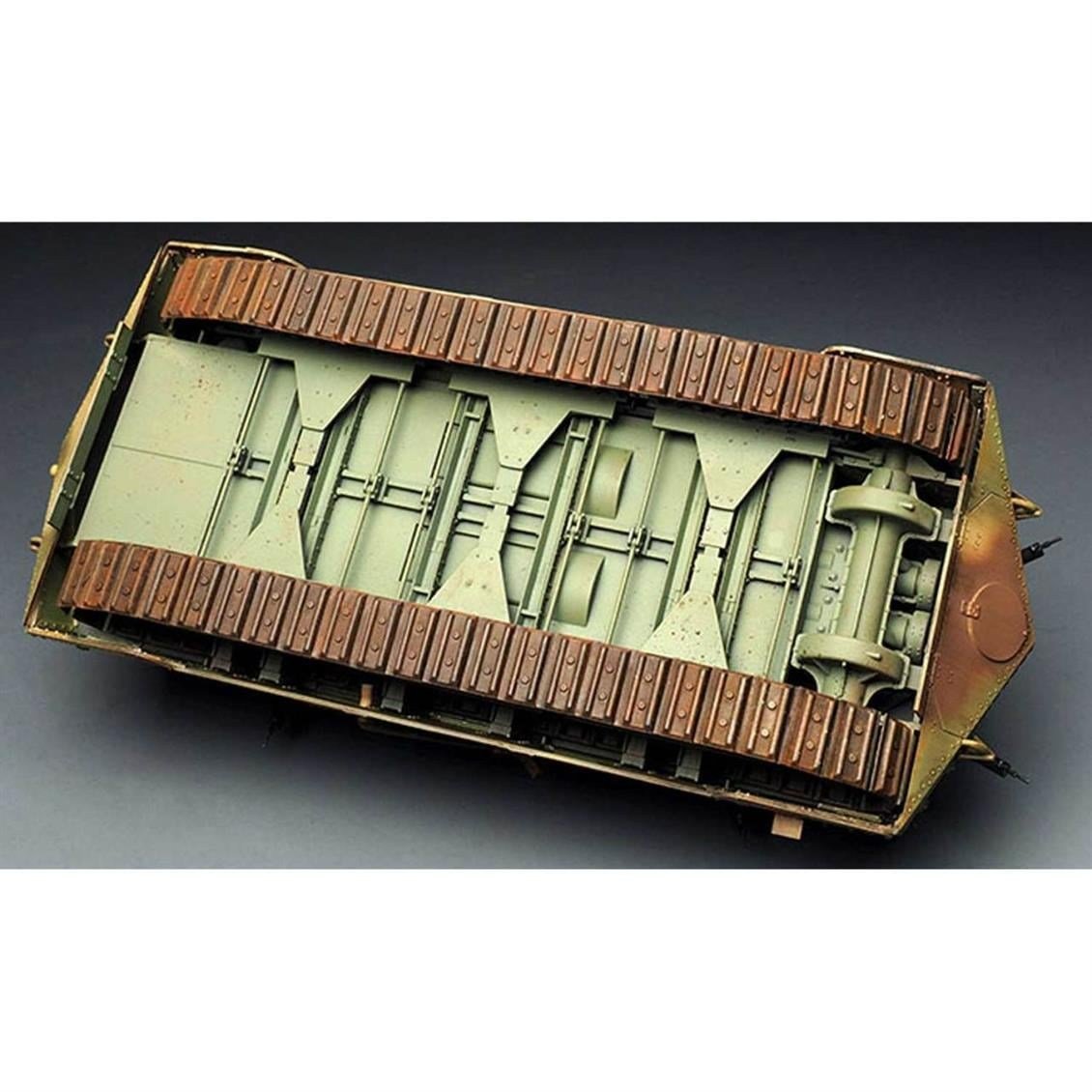 Meng TS-017 1/35 Ölçek, Alman A7V Krupp Tankı, Plastik Model Kiti