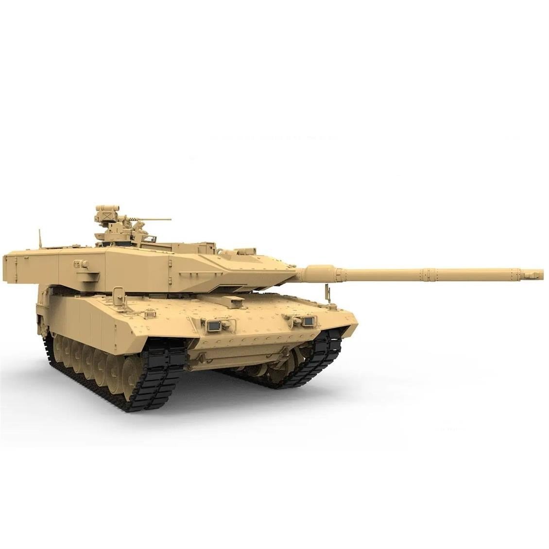 Meng TS-042 1/35 Ölçek, Leopard 2A7+ Alman Ana Muharebe Tankı, Plastik Model Kiti