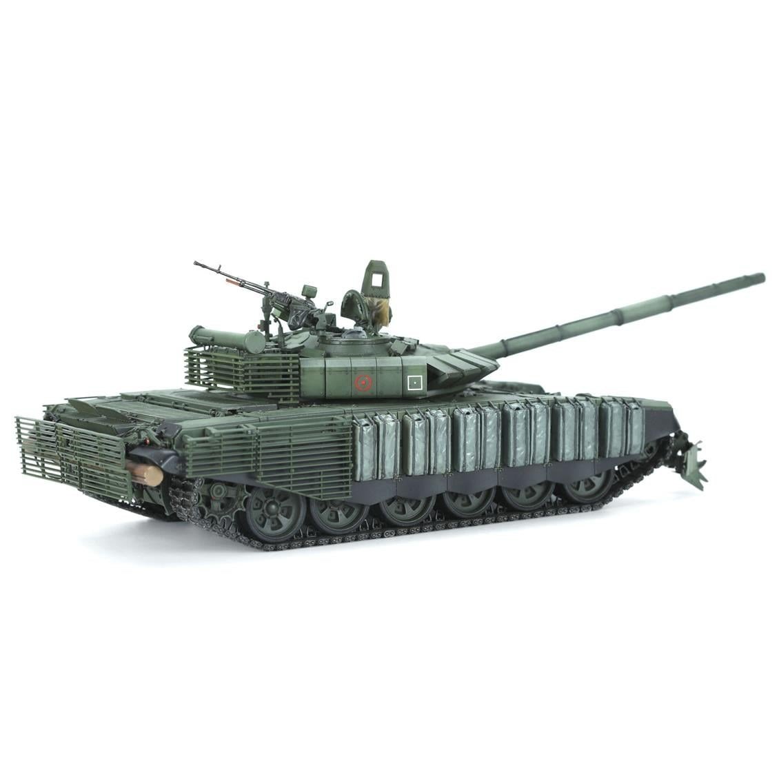 Meng TS-053 1/35 Ölçek, Rus T-72B3M Ana Muharebe Tankı ve KMT-8 Mayın Temizleme Aparatı, Plastik Model Kiti