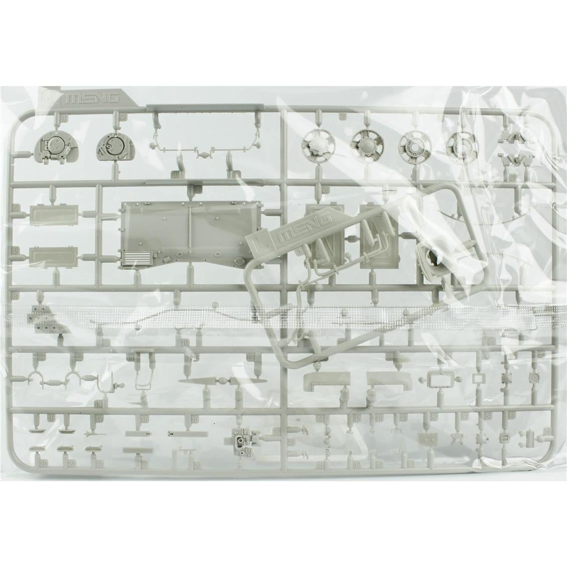 Meng TS-053 1/35 Ölçek, Rus T-72B3M Ana Muharebe Tankı ve KMT-8 Mayın Temizleme Aparatı, Plastik Model Kiti