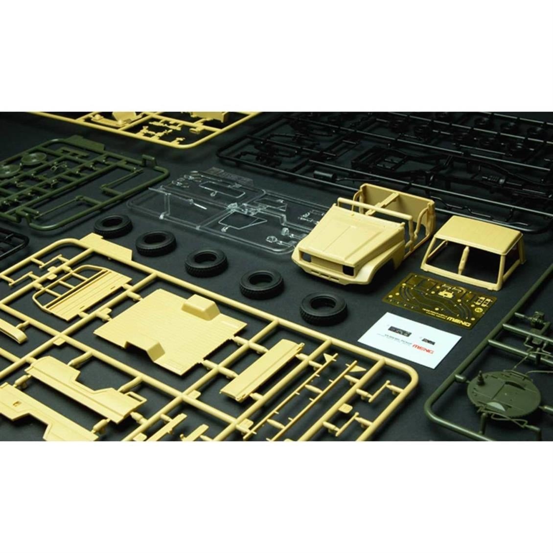Meng VS-005 1/35 Ölçek, ZPU-2 Silahlı Toyota Kamyonet, Plastik Model Kiti
