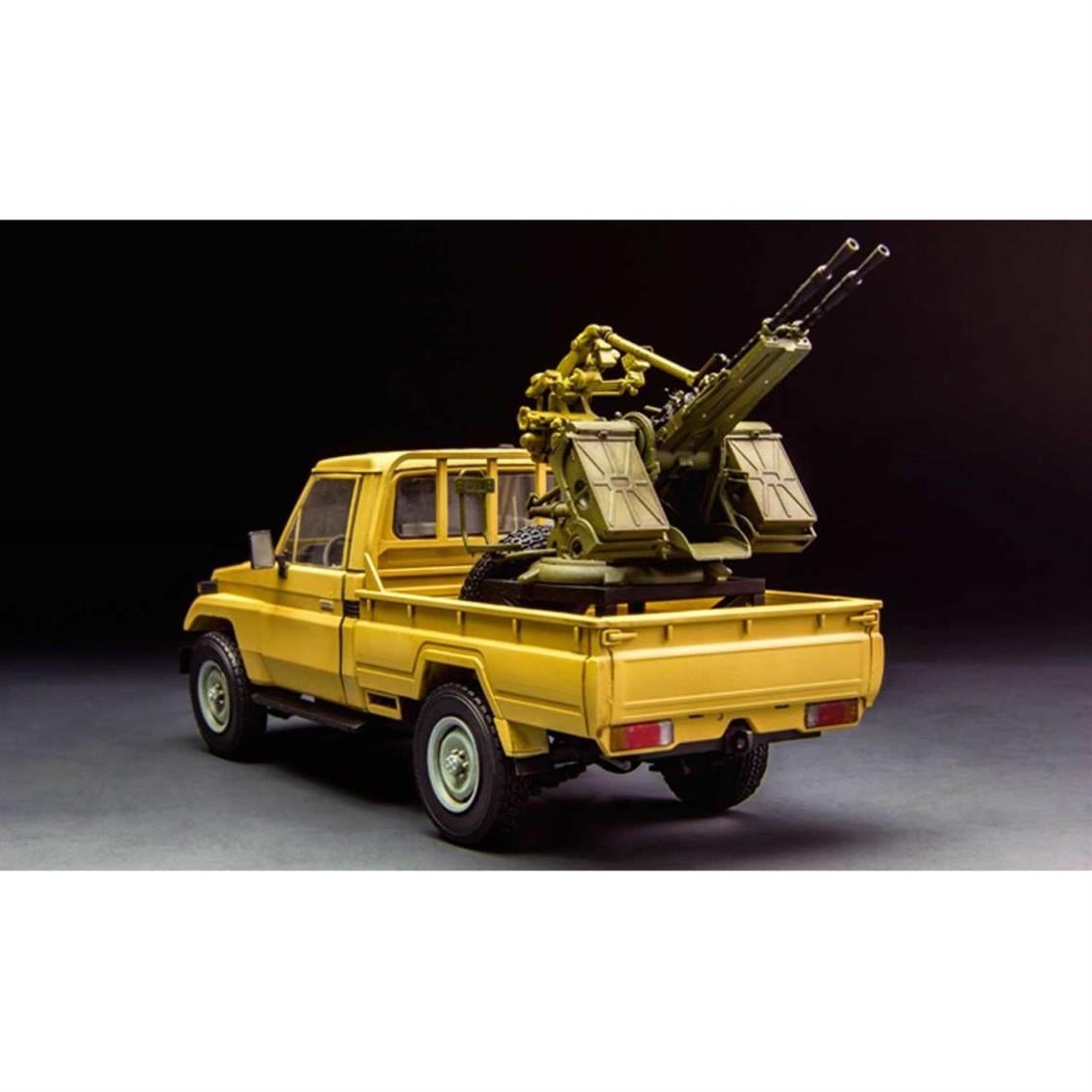 Meng VS-005 1/35 Ölçek, ZPU-2 Silahlı Toyota Kamyonet, Plastik Model Kiti