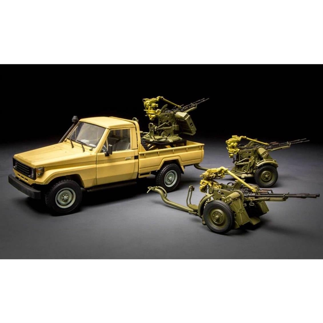 Meng VS-005 1/35 Ölçek, ZPU-2 Silahlı Toyota Kamyonet, Plastik Model Kiti